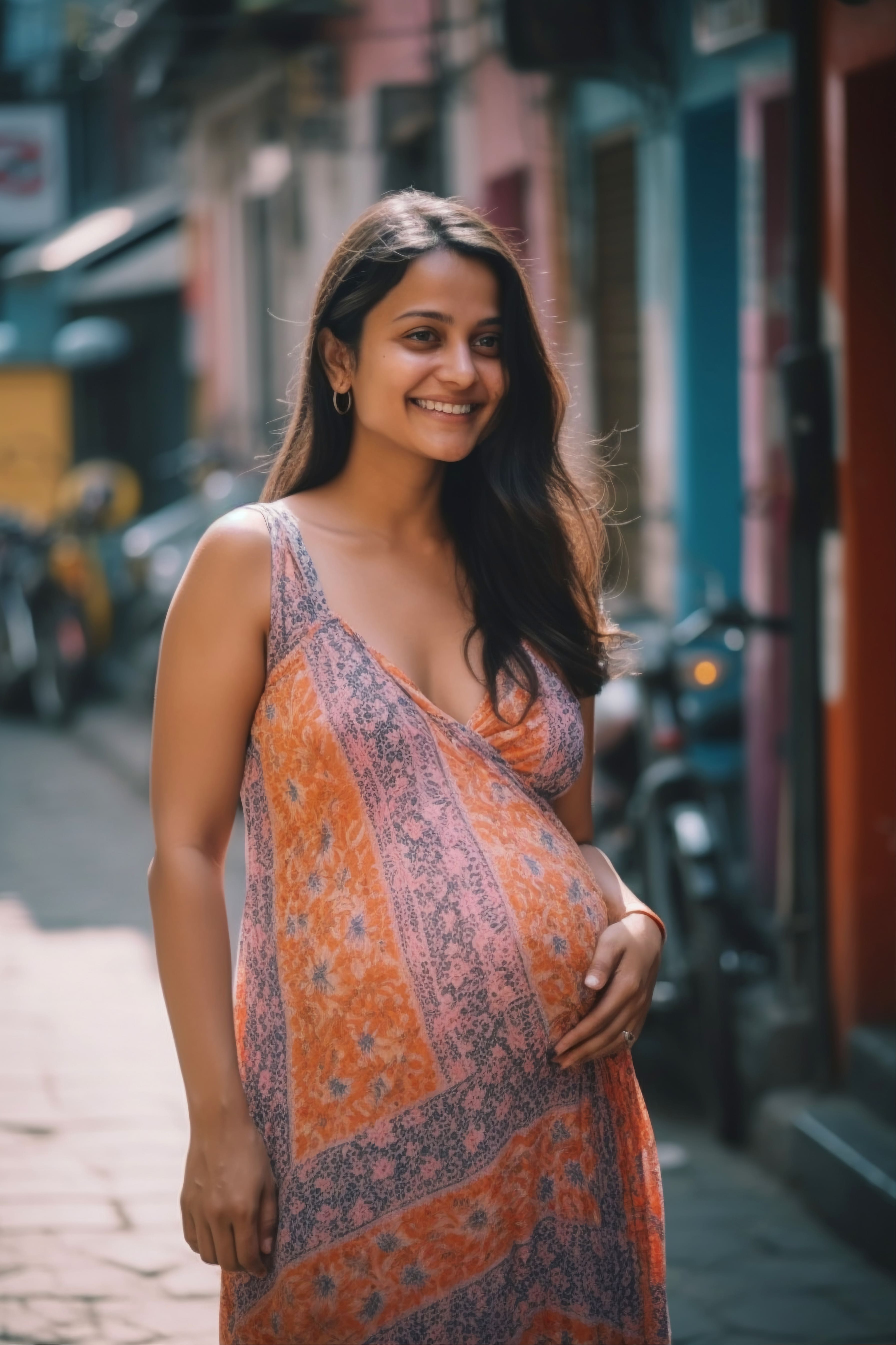 Expecting mother receiving maternity care at Femme Nest Hospital