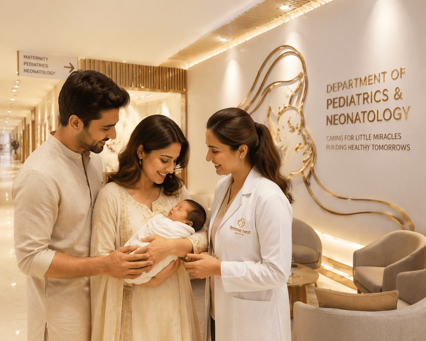 Indian mother with her newborn