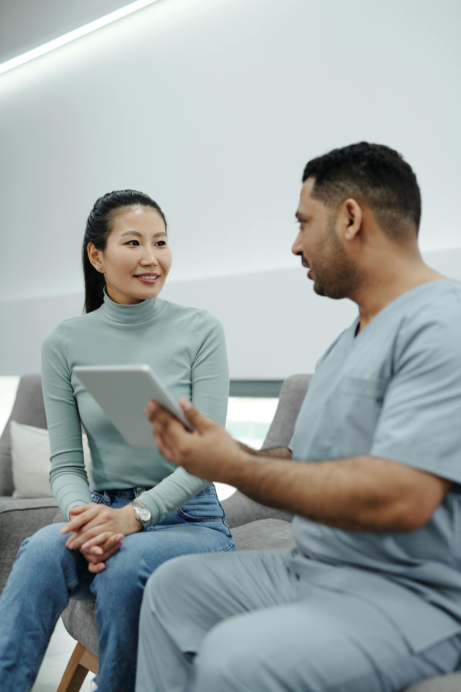 Gynaecology consultation room at Femme Nest Hospital
